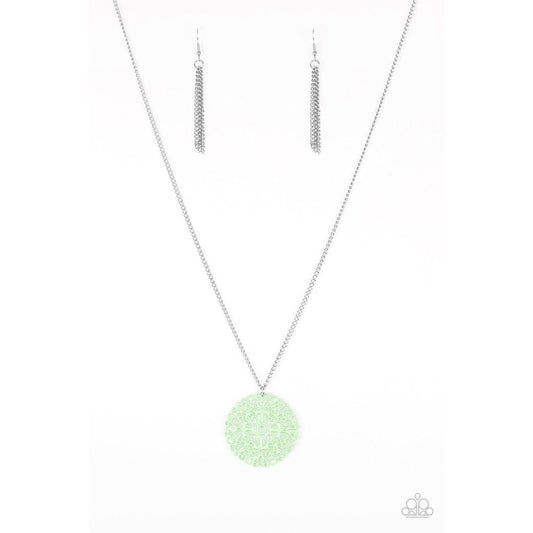 Midsummer Musical Green Necklace - Paparazzi - Dare2bdazzlin N Jewelry