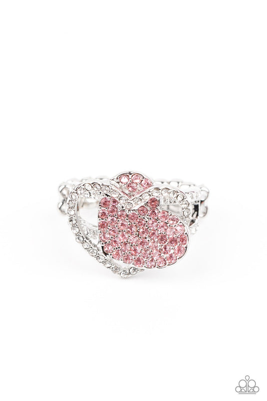 Million Dollar Matchmaker - Pink Ring - Paparazzi - Dare2bdazzlin N Jewelry