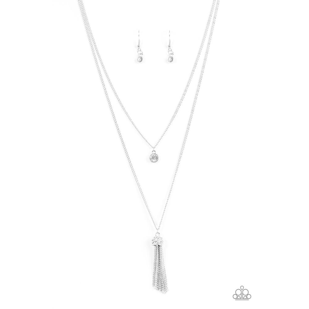 Minimal Millennial White Necklace - Paparazzi - Dare2bdazzlin N Jewelry
