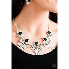 Load image into Gallery viewer, Miss YOU-niverse - Black Necklace - Paparazzi - Dare2bdazzlin N Jewelry
