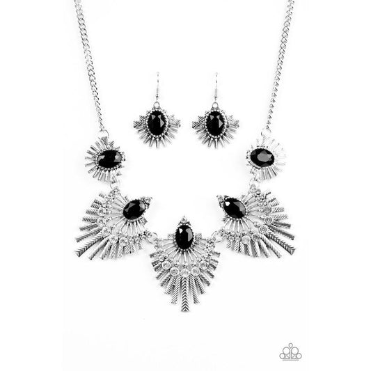 Miss YOU-niverse - Black Necklace - Paparazzi - Dare2bdazzlin N Jewelry