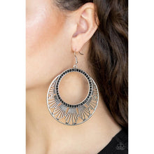Load image into Gallery viewer, Mod Mood Black Earrings - Paparazzi - Dare2bdazzlin N Jewelry
