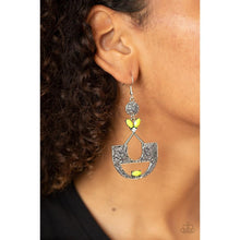 Load image into Gallery viewer, Modern Day Mecca - Yellow Earring - Paparazzi - Dare2bdazzlin N Jewelry
