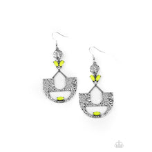 Load image into Gallery viewer, Modern Day Mecca - Yellow Earring - Paparazzi - Dare2bdazzlin N Jewelry
