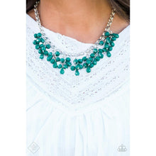 Load image into Gallery viewer, Modern Macarena Green Necklace - Paparazzi - Dare2bdazzlin N Jewelry

