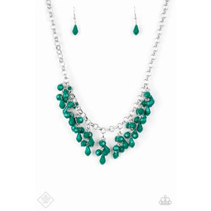 Modern Macarena Green Necklace - Paparazzi - Dare2bdazzlin N Jewelry