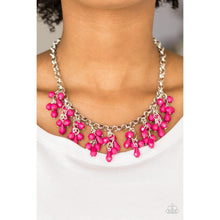 Load image into Gallery viewer, Modern Macarena - Pink Necklace - Paparazzi - Dare2bdazzlin N Jewelry
