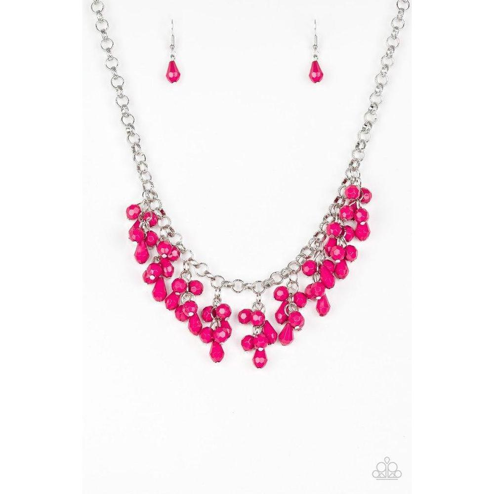Modern Macarena - Pink Necklace - Paparazzi - Dare2bdazzlin N Jewelry