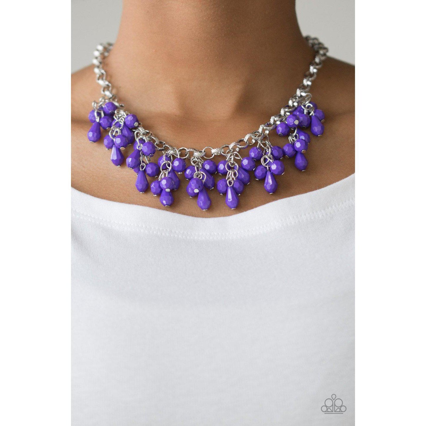 Modern Macarena - Purple Neckace - Paparazzi - Dare2bdazzlin N Jewelry