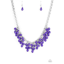 Load image into Gallery viewer, Modern Macarena - Purple Neckace - Paparazzi - Dare2bdazzlin N Jewelry
