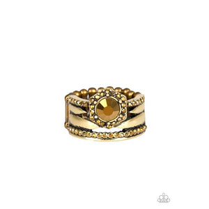 Modern Maven - Brass Ring - Paparazzi - Dare2bdazzlin N Jewelry