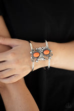 Load image into Gallery viewer, Mojave Flower Girl - Orange Bracelet - Paparazzi - Dare2bdazzlin N Jewelry
