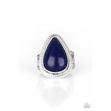 Load image into Gallery viewer, Mojave Mist - Blue Ring - Paparazzi - Dare2bdazzlin N Jewelry
