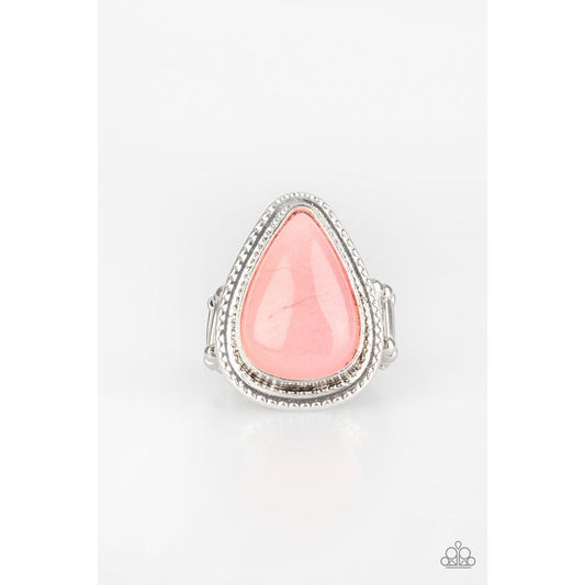 Mojave Mist - Pink Ring - Paparazzi - Dare2bdazzlin N Jewelry