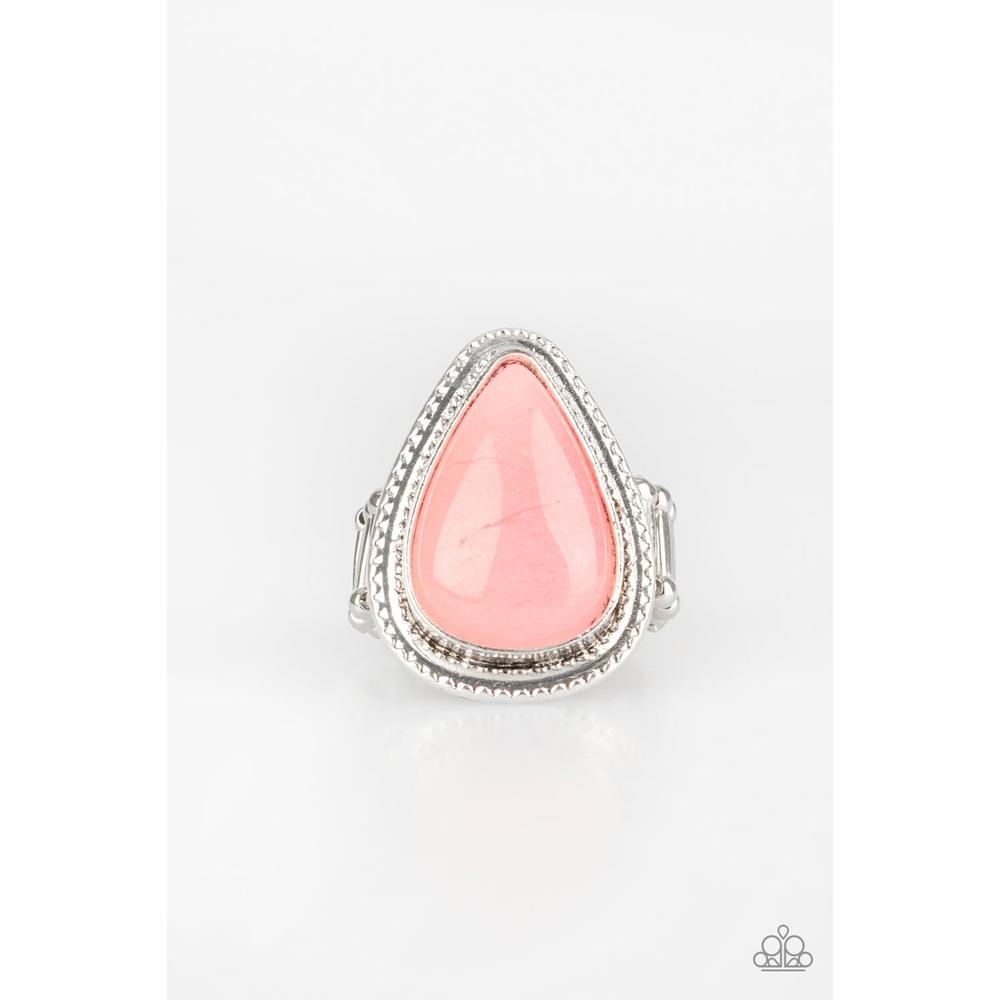 Mojave Mist - Pink Ring - Paparazzi - Dare2bdazzlin N Jewelry