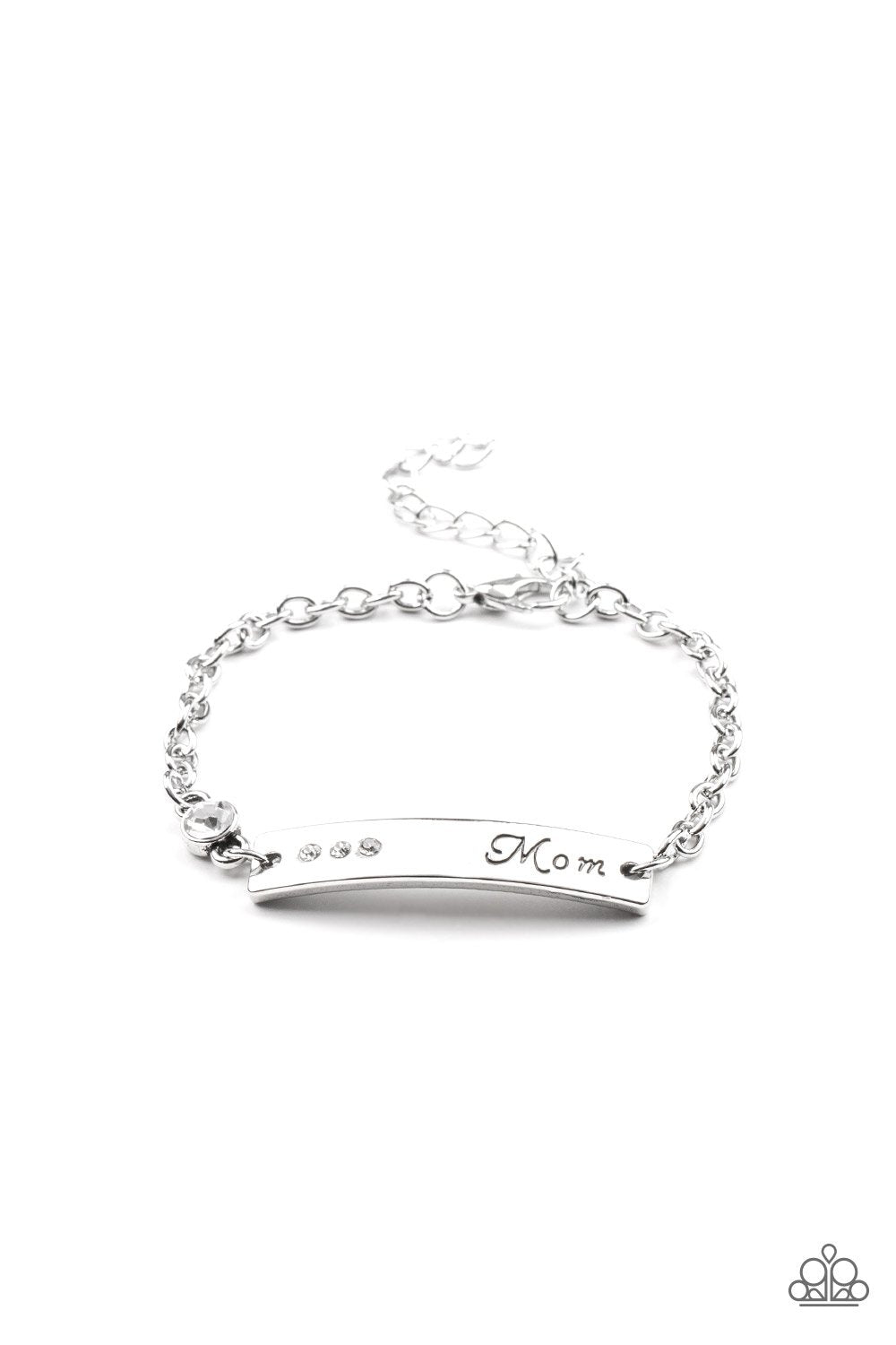 Moms Always Know White Bracelet - Paparazzi - Dare2bdazzlin N Jewelry