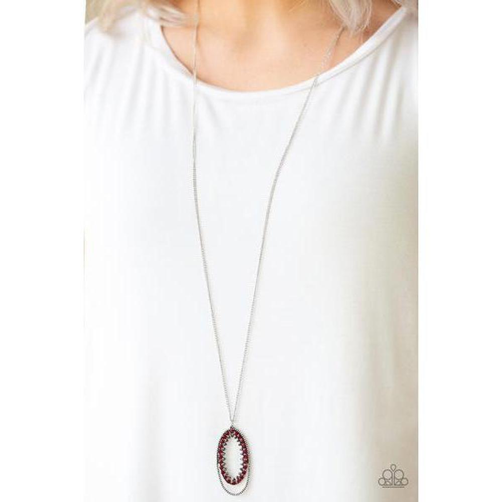 Money Mood Red Necklace - Paparazzi - Dare2bdazzlin N Jewelry