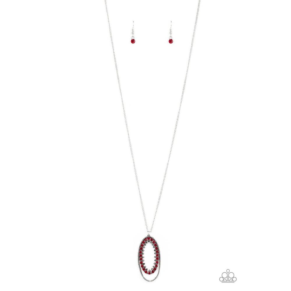 Money Mood Red Necklace - Paparazzi - Dare2bdazzlin N Jewelry