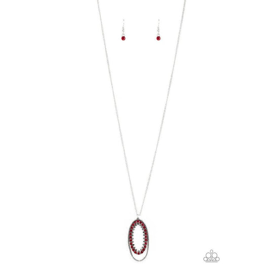 Money Mood Red Necklace - Paparazzi - Dare2bdazzlin N Jewelry