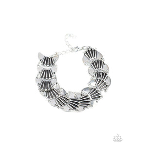 Moonlit Mesa - Silver Bracelet - Paparazzi - Dare2bdazzlin N Jewelry