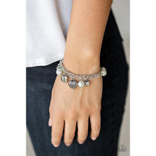 Load image into Gallery viewer, More Amour White Bracelet - Paparazzi - Dare2bdazzlin N Jewelry

