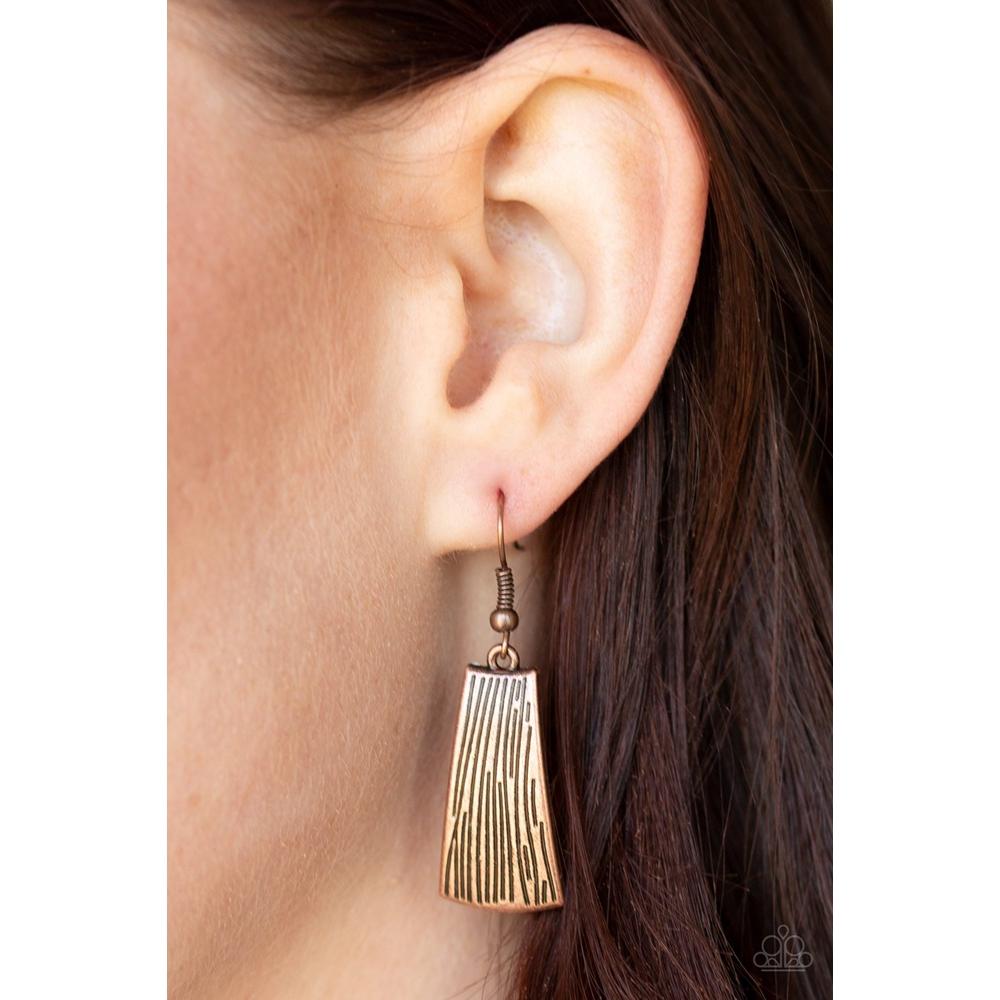 More Roar - Copper Necklace - Paparazzi - Dare2bdazzlin N Jewelry