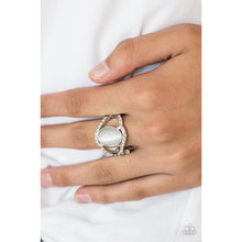 Load image into Gallery viewer, Moulin Moon - White Ring - Paparazzi - Dare2bdazzlin N Jewelry
