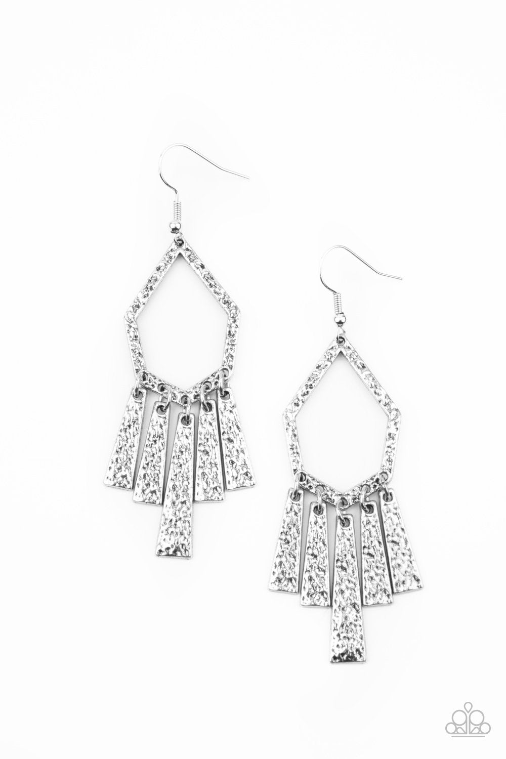 Museum Find - Silver Earring - Paparazzi - Dare2bdazzlin N Jewelry