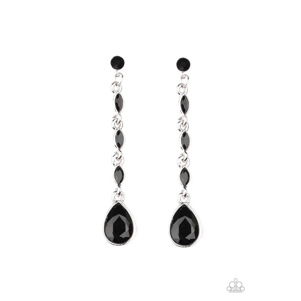 Must Love Diamonds - Black Earring - Paparazzi - Dare2bdazzlin N Jewelry