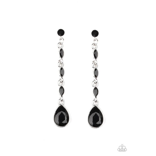 Must Love Diamonds - Black Earring - Paparazzi - Dare2bdazzlin N Jewelry