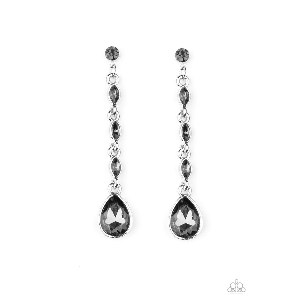 Must Love Diamonds - Silver Earring - Paparazzi - Dare2bdazzlin N Jewelry