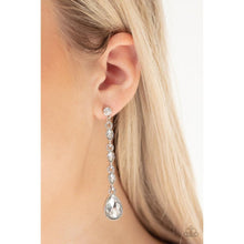 Load image into Gallery viewer, Must Love Diamonds - White Earrings - Paparazzi - Dare2bdazzlin N Jewelry

