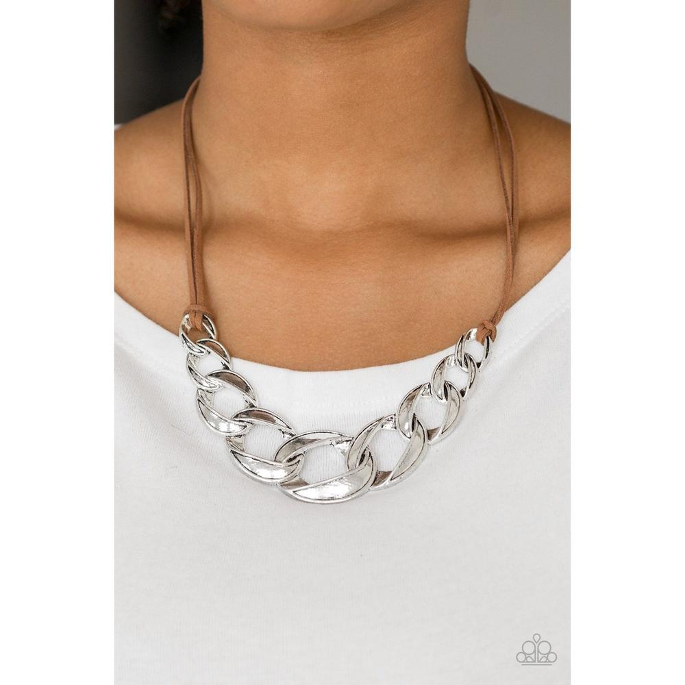 Naturally Nautical Brown Necklace - Paparazzi - Dare2bdazzlin N Jewelry