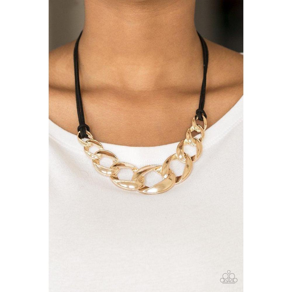 Naturally Nautical - Gold Necklace - Paparazzi - Dare2bdazzlin N Jewelry