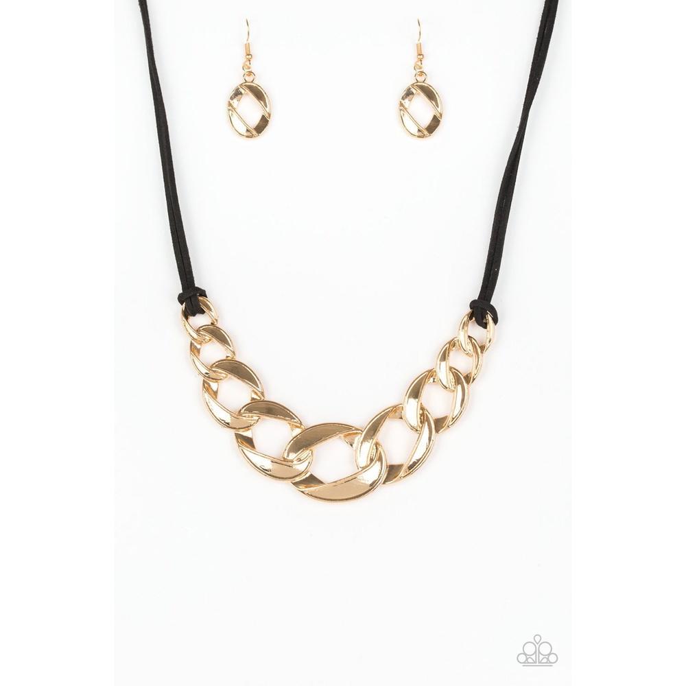 Naturally Nautical - Gold Necklace - Paparazzi - Dare2bdazzlin N Jewelry