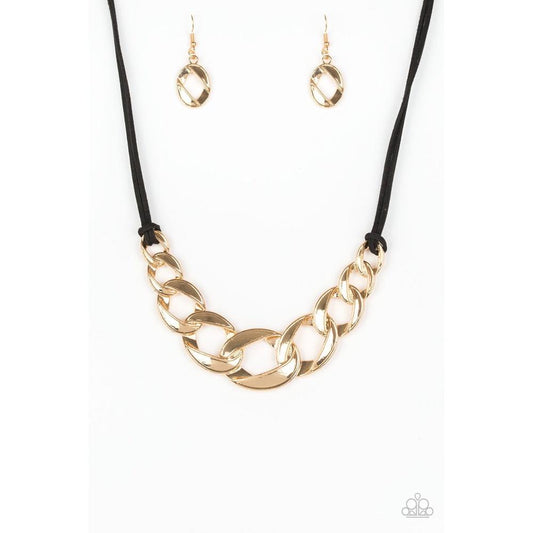 Naturally Nautical - Gold Necklace - Paparazzi - Dare2bdazzlin N Jewelry