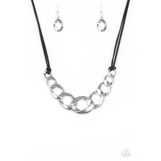 Naturally Nautical Silver Necklace - Paparazzi - Dare2bdazzlin N Jewelry