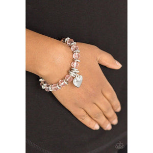 Need I say AMOUR? - Pink Bracelet - Paparazzi - Dare2bdazzlin N Jewelry