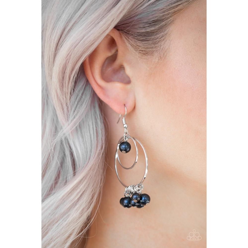 New York Attraction - Blue Earring - Paparazzi - Dare2bdazzlin N Jewelry