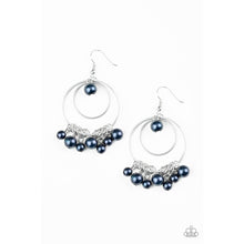Load image into Gallery viewer, New York Attraction - Blue Earring - Paparazzi - Dare2bdazzlin N Jewelry
