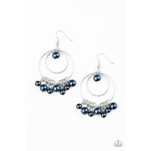 New York Attraction - Blue Earring - Paparazzi - Dare2bdazzlin N Jewelry