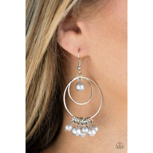 New York Attraction - Silver Earrings - Paparazzi - Dare2bdazzlin N Jewelry