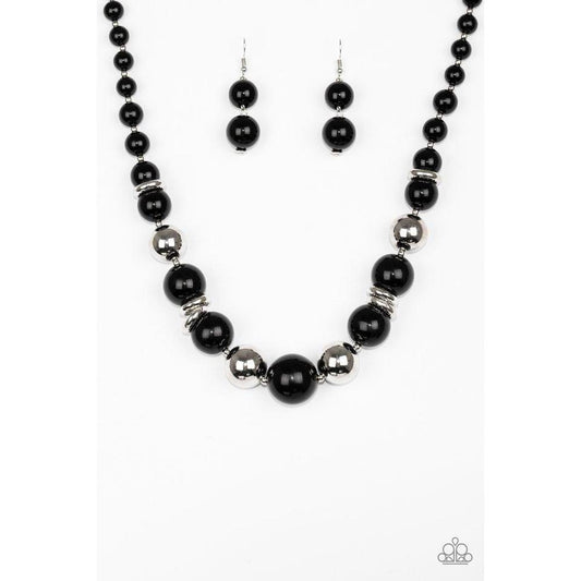 New York Nightlife - Black Necklace - Paparazzi - Dare2bdazzlin N Jewelry