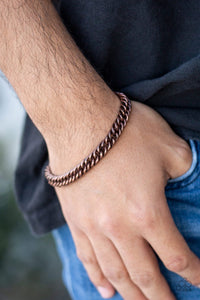 Next Man Up - Copper Bracelet - Paparazzi - Dare2bdazzlin N Jewelry