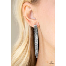 Load image into Gallery viewer, Night at the Oscars Black Earrings - Paparazzi - Dare2bdazzlin N Jewelry
