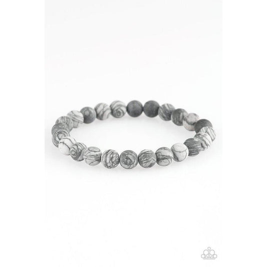 Oblivion Silver Urban Bracelet - Paparazzi - Dare2bdazzlin N Jewelry