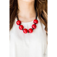 Load image into Gallery viewer, Oh My Miami Red Necklace - Paparazzi - Dare2bdazzlin N Jewelry
