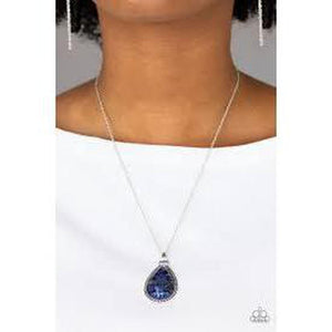 On The Home FRONTIER - Blue Necklace  - Paparazzi - Dare2bdazzlin N Jewelry