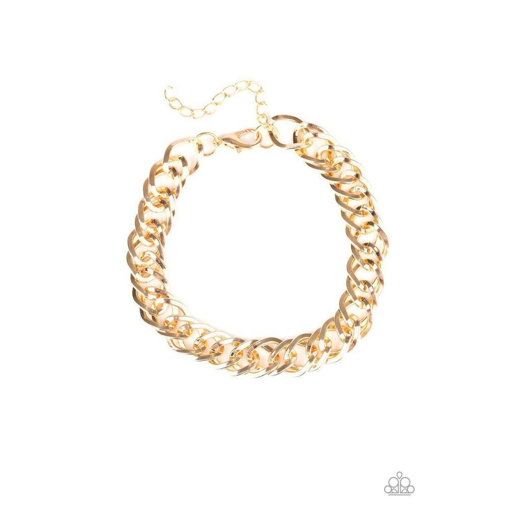 On the Ropes Gold Bracelet - Paparazzi - Dare2bdazzlin N Jewelry