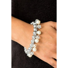 Load image into Gallery viewer, Once In A Millennium - White Bracelet - Paparazzi - Dare2bdazzlin N Jewelry
